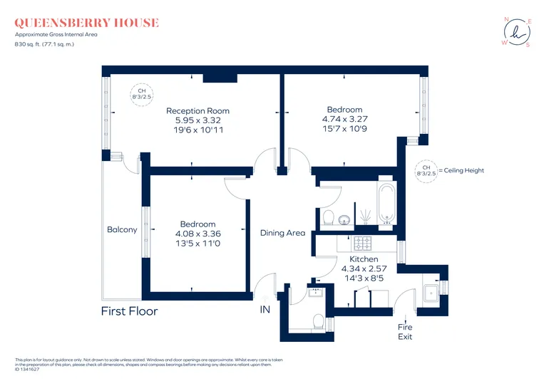Floorplan 1 for Friars Lane, Richmond, TW9