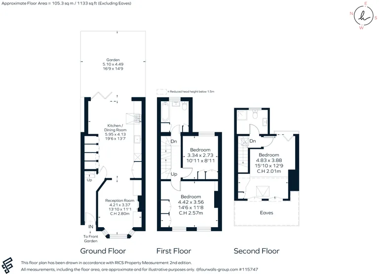 Floorplan 1 for Priory Road, London, W4