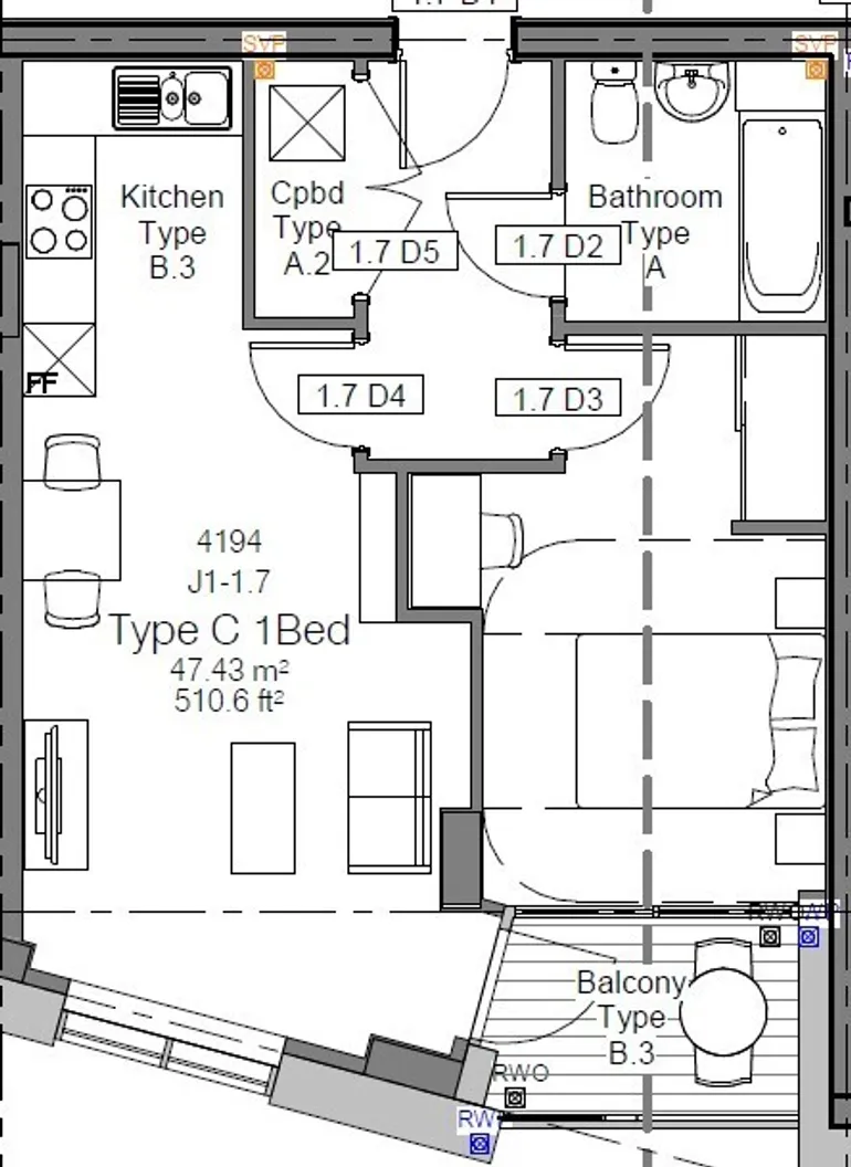 Floorplan 1 for Cenetary Plaza Southampton SO19