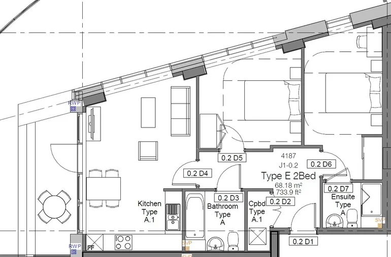 Floorplan 1 for Centenary Plaza Southampton SO19