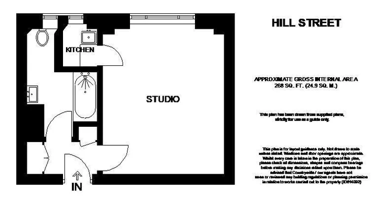 Floorplan 1 for Hill Street Mayfair W1J