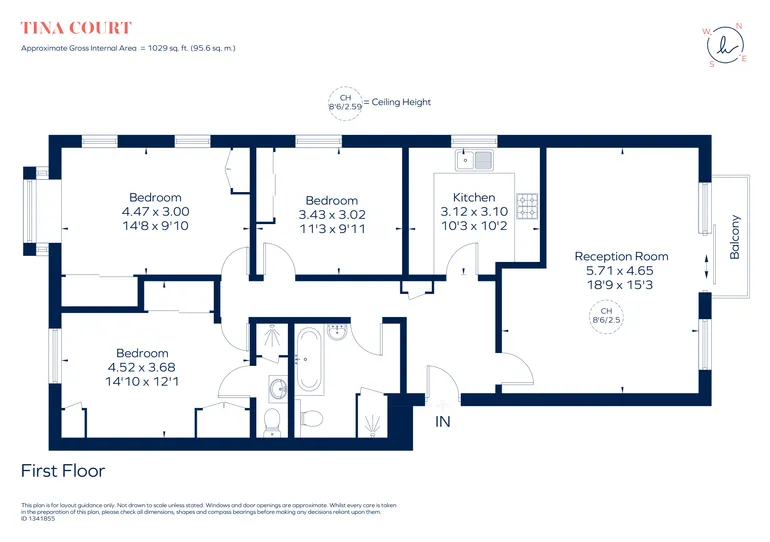 Floorplan 1 for Edge Hill London SW19