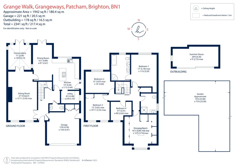 Floorplan 1 for Grange Walk Brighton BN1