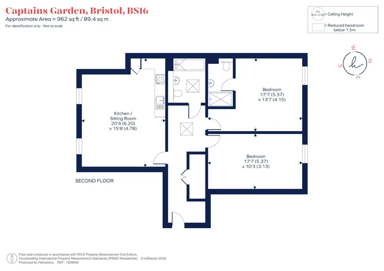 Floorplan 1 for Captains Garden Bristol BS16