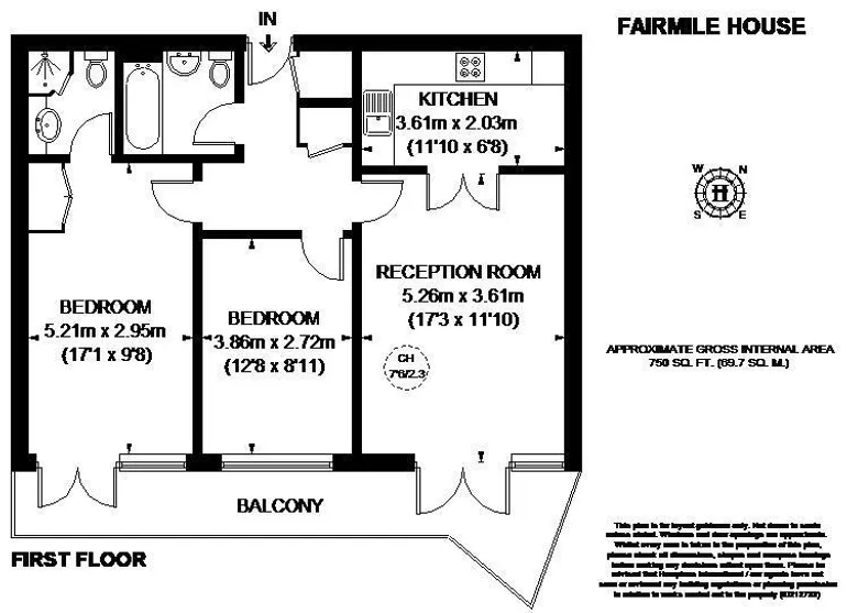 Floorplan 1 for Twickenham Road, Teddington, TW11