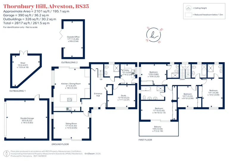 Floorplan 1 for Thornbury Hill, Alveston, BS35