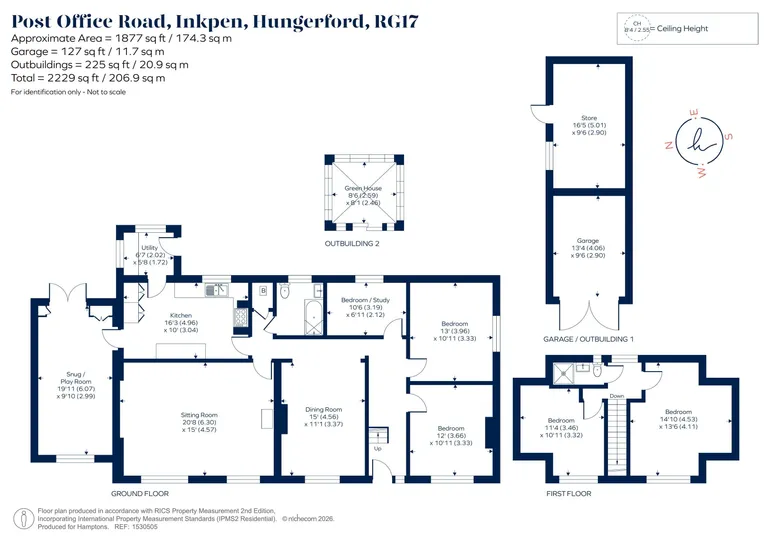 Floorplan 1 for Post Office Road, Hungerford, RG17