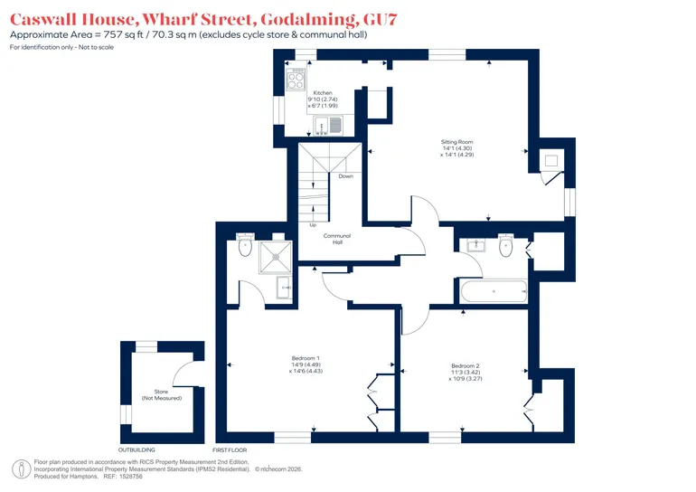 Floorplan 1 for Wharf Street, Godalming, GU7