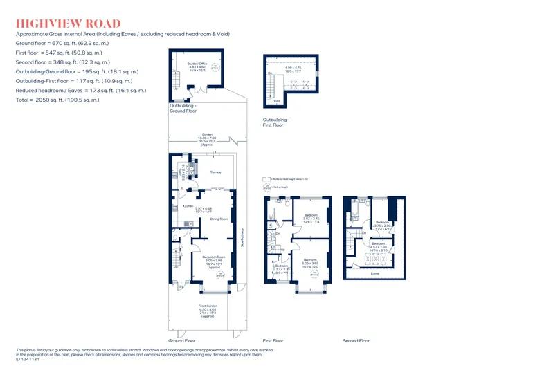 Floorplan 1 for Highview Road, Ealing, W13