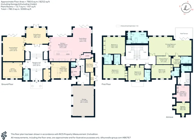 Floorplan 1 for Brooks Close, Weybridge, KT13