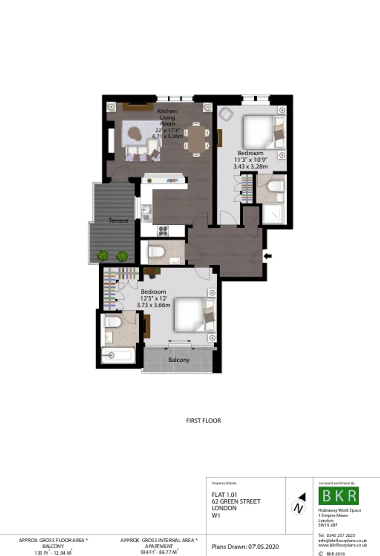 Floorplan 2 for Green Street Mayfair W1K