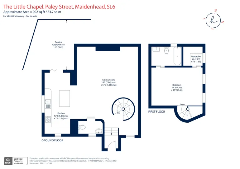 Floorplan 1 for Paley Street Maidenhead SL6