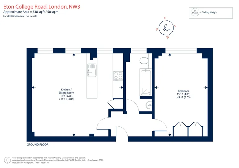 Floorplan 1 for Eton Place Eton College Road NW3