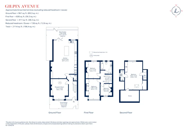 Floorplan 1 for Gilpin Avenue, London, SW14