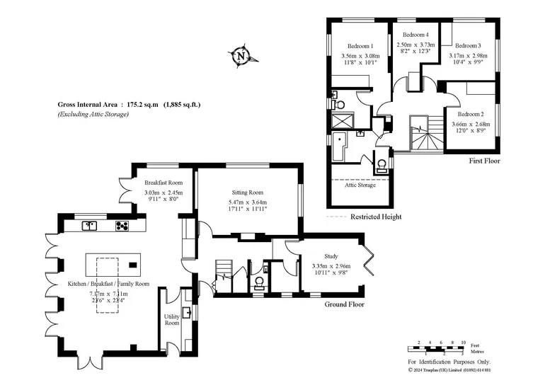 Floorplan 1 for Penshurst Road Tunbridge Wells TN3