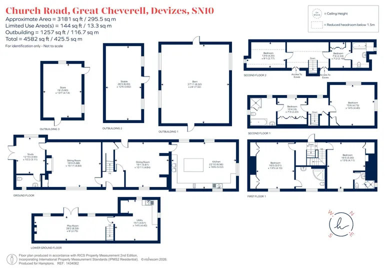 Floorplan 1 for Church Road, Great Cheverell, SN10