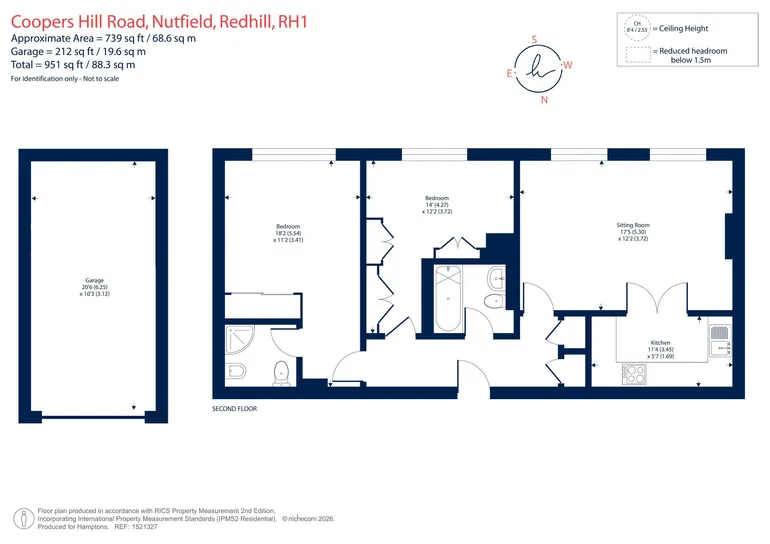 Floorplan 1 for Coopers Hill Road, Redhill, RH1