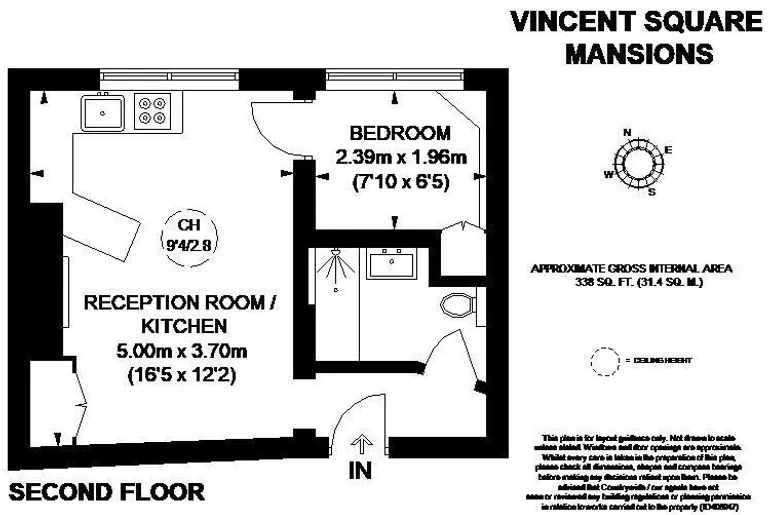 Floorplan 1 for Walcott Street London SW1P