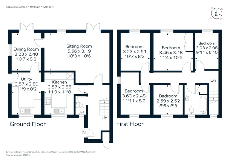 Floorplan 1 for St. Davids Road Tunbridge Wells TN4