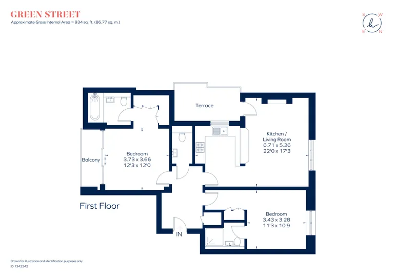 Floorplan 1 for Green Street Mayfair W1K