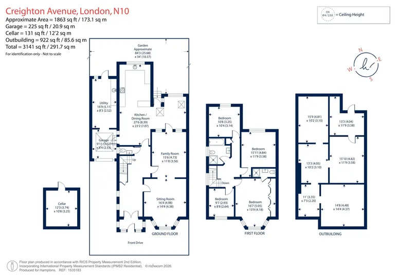 Floorplan 1 for Creighton Avenue London N10