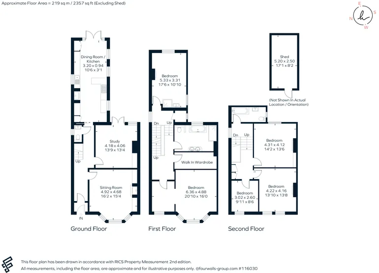 Floorplan 1 for Walsingham Road, Hove, BN3