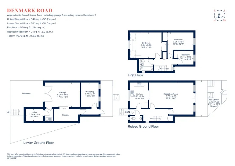 Floorplan 1 for Denmark Road, Kingston Upon Thames, KT1