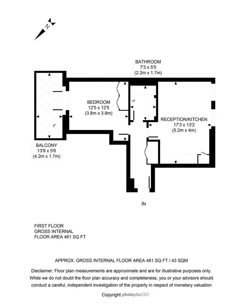 Floorplan 1 for Cuthbert Street Paddington W2