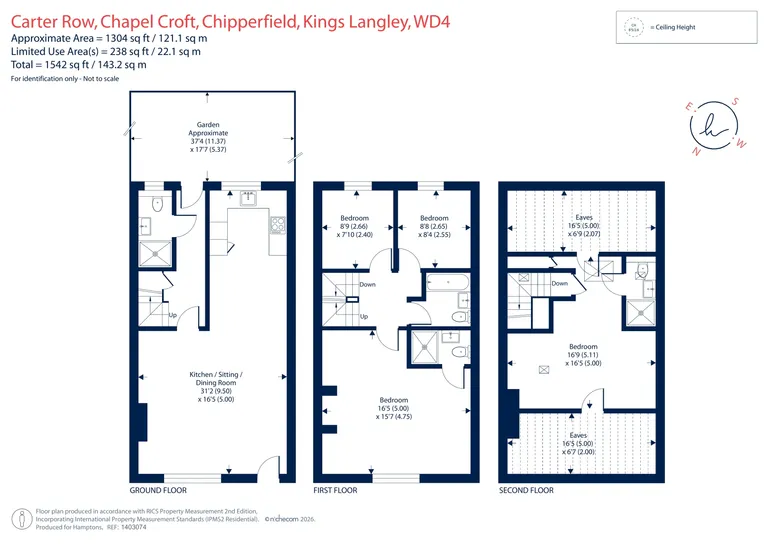 Floorplan 1 for Chipperfield, Kings Langley WD4