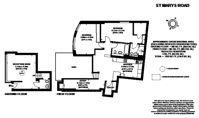 Floorplan 1 for St. Marys Road Surbiton KT6