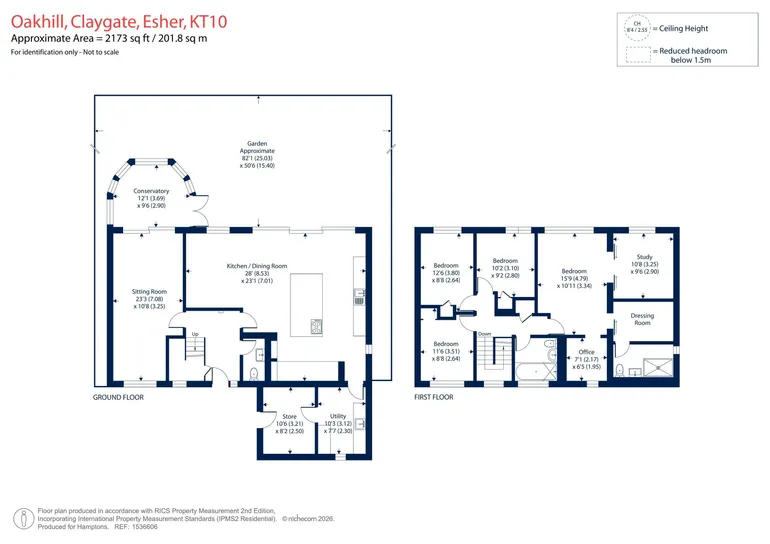 Floorplan 1 for Oakhill, Esher KT10