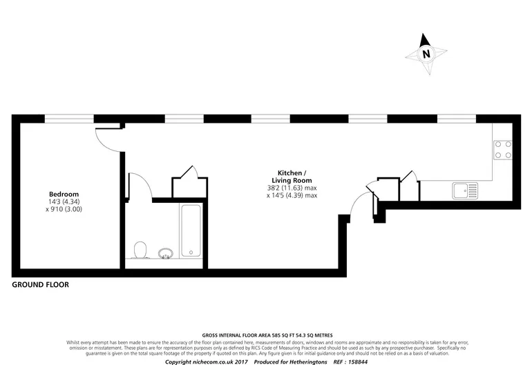 Floorplan 1 for Whippendell Road, Watford, WD18