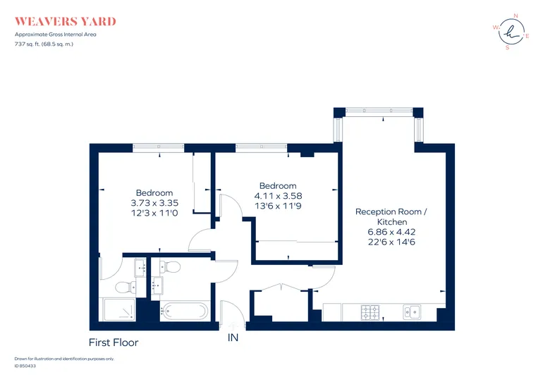 Floorplan 1 for Bamboo House Newbury RG14