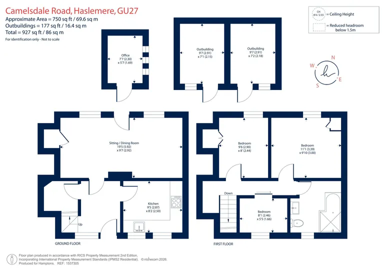 Floorplan 1 for Camelsdale Road, HASLEMERE, GU27