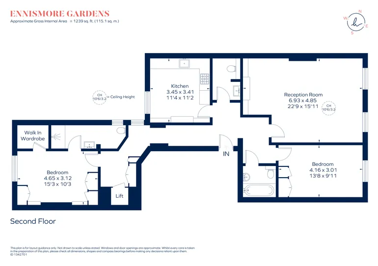 Floorplan 1 for Ennismore Gardens Knightsbridge SW7