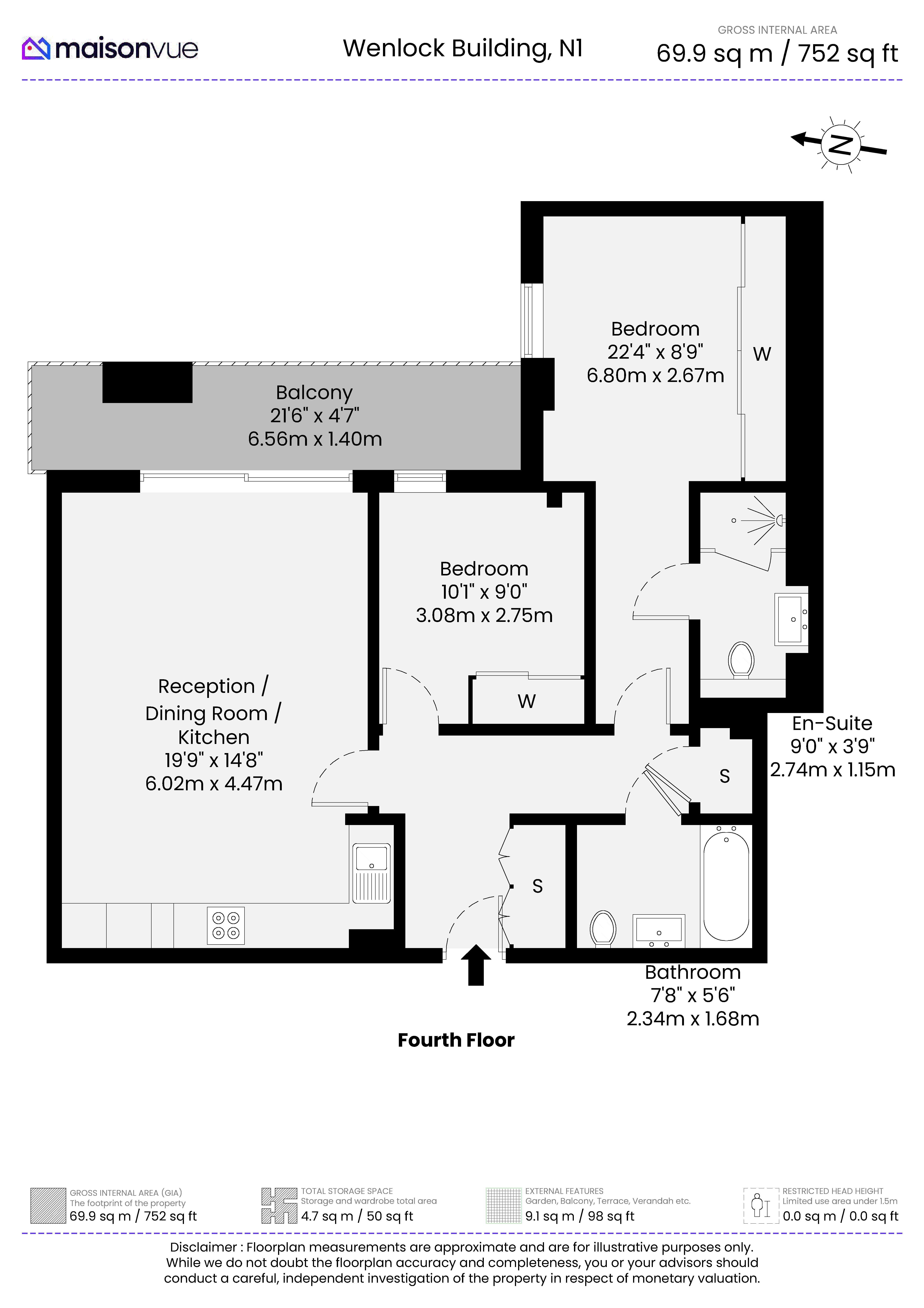 Wharf Road,, London, N1 floorplan