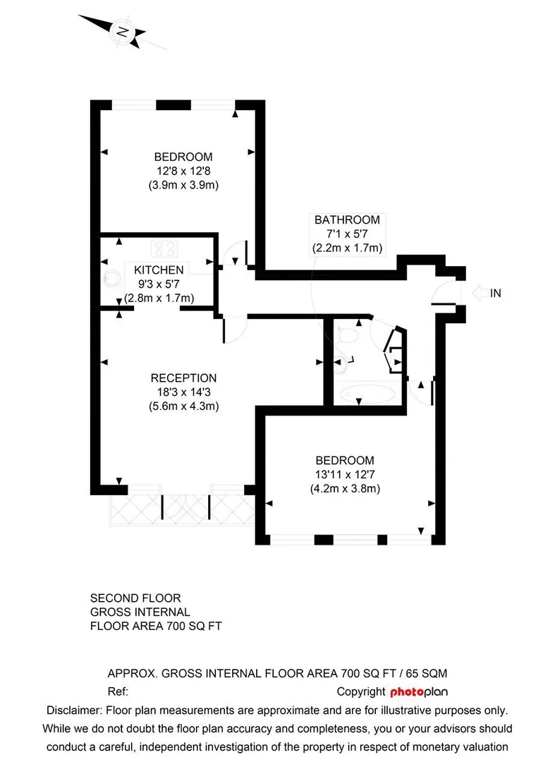 Floorplan 1 for Exeter Road London NW2