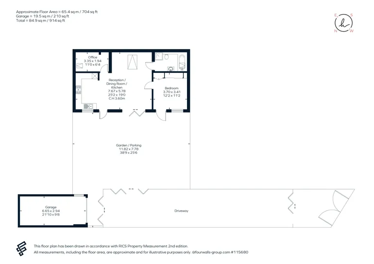 Floorplan 1 for Southfield Road, London, W4