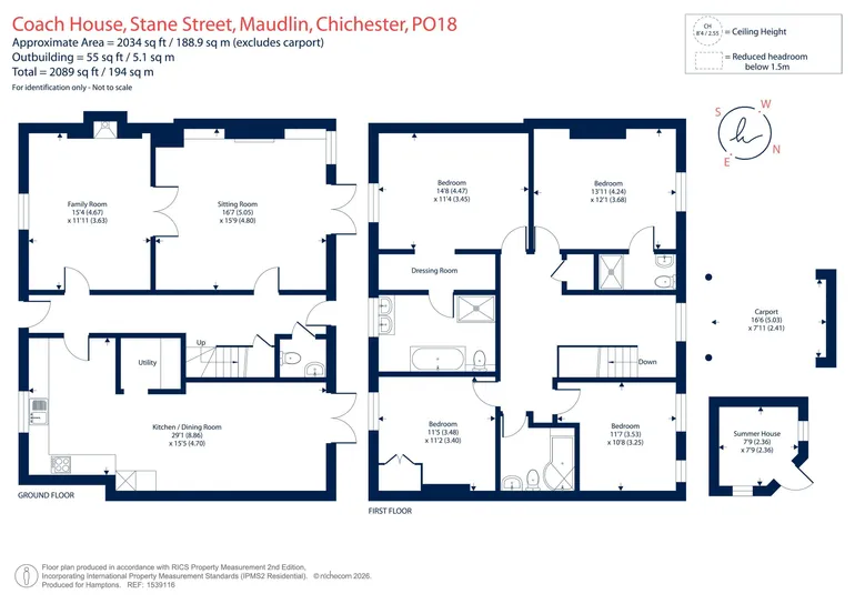Floorplan 1 for Stane Street, Maudlin, PO18