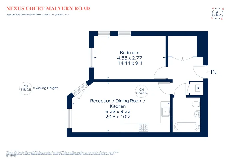 Floorplan 1 for Malvern Road, London, NW6