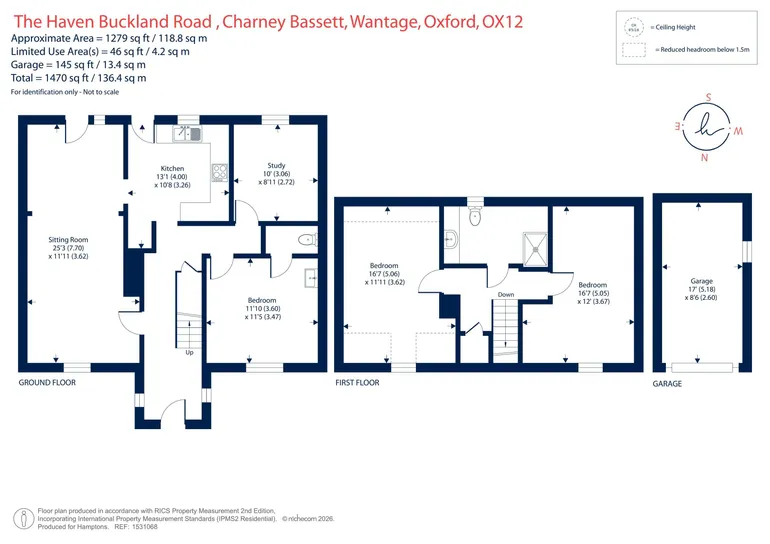 Floorplan 1 for Buckland Road, Wantage, OX12