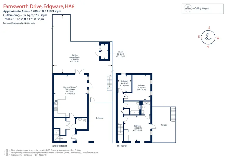 Floorplan 1 for Farnsworth Drive Edgware HA8