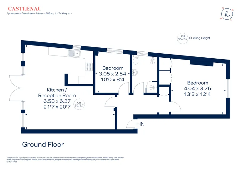 Floorplan 1 for Castelnau London SW13