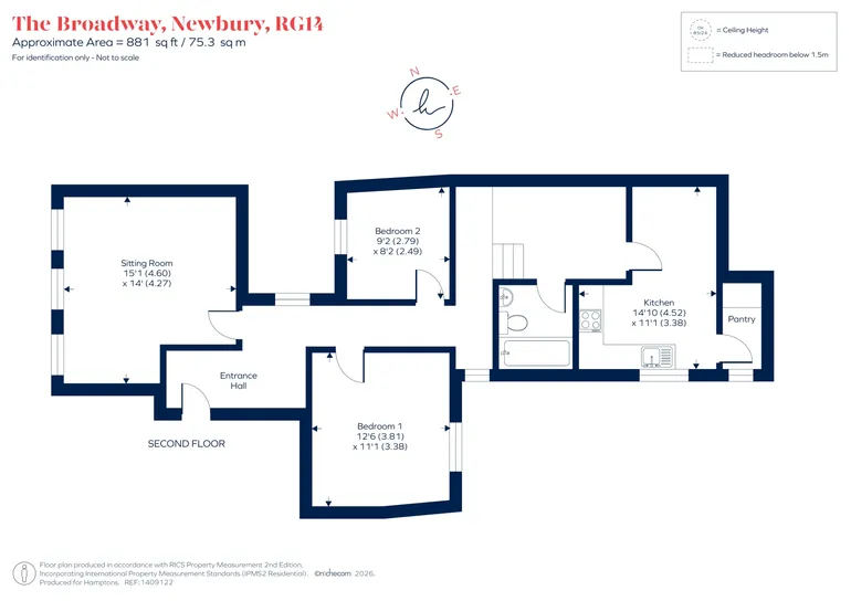 Floorplan 1 for The Broadway Newbury RG14