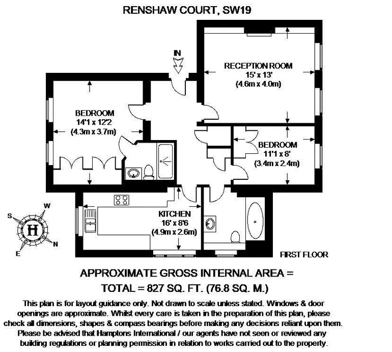 Floorplan 1 for Church Road Wimbledon SW19