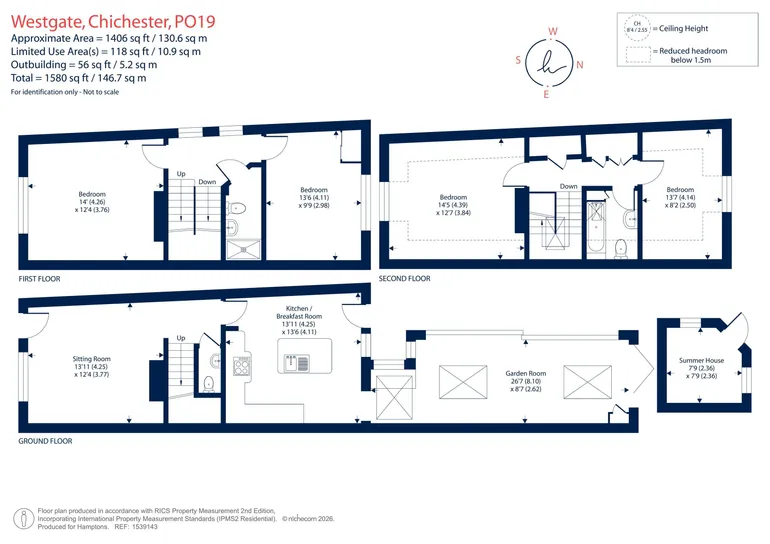 Floorplan 1 for Westgate, Chichester, PO19