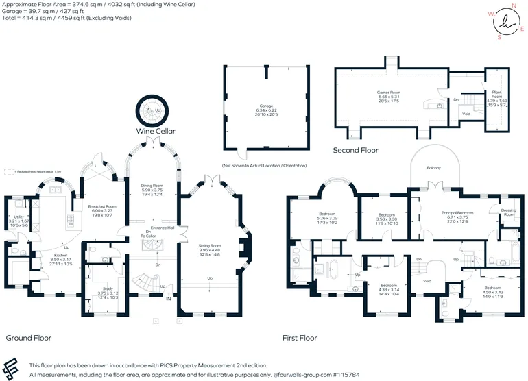 Floorplan 1 for Priests Paddock, Beaconsfield, HP9