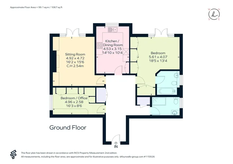 Floorplan 1 for Uxbridge Road, Stanmore, HA7