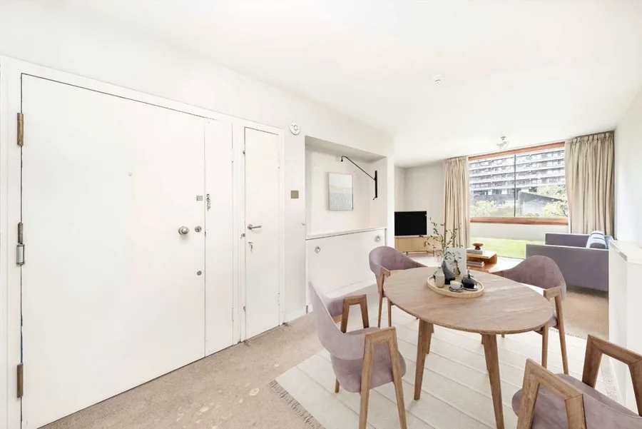 From a flat for sale