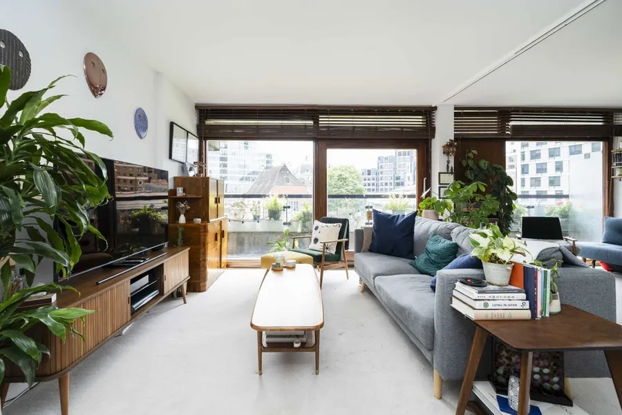 From a flat for sale